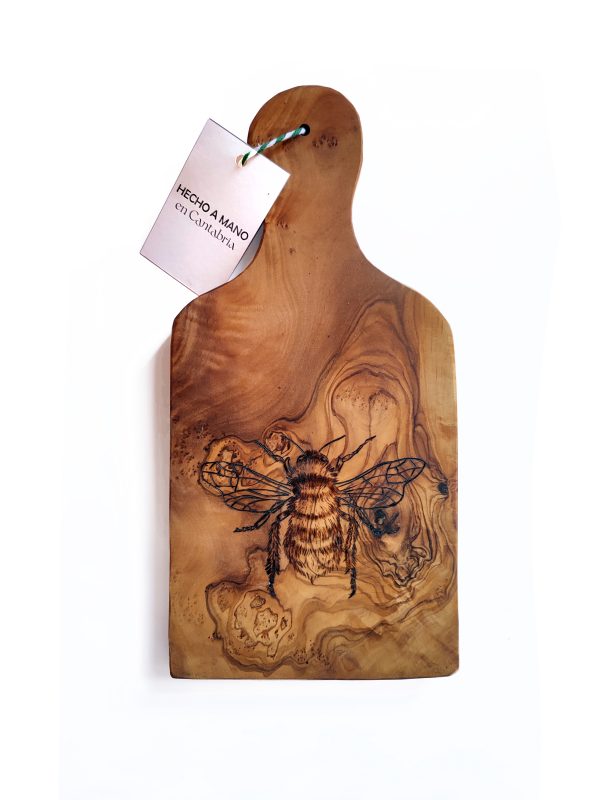 Tabla de olivo abeja
